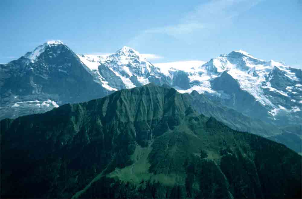 86 - Suiza - mirador de Schynige Platte, Eiger, Jungfrau y Monch